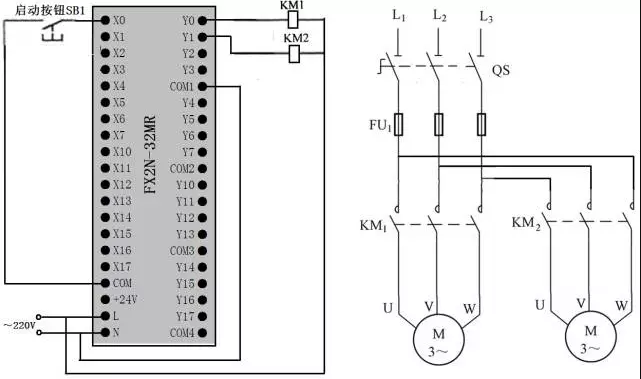 1641785290856811.png 多定時器組合控制的PLC線路與梯形圖.png